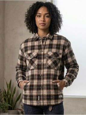 Savage Art Plaid Button-Up Flannel